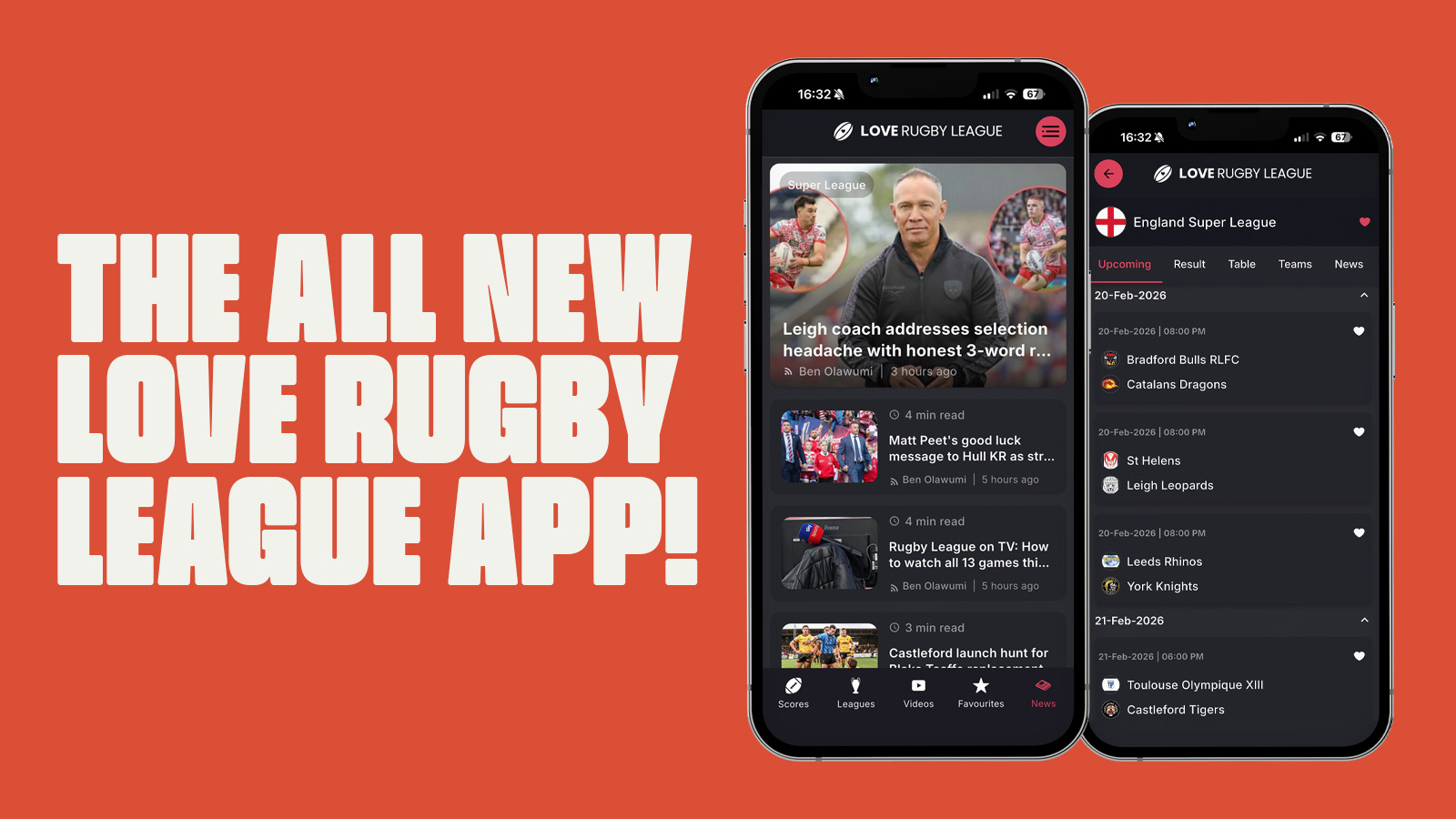 Download the Love Rugby League app – your ultimate Rugby League companion