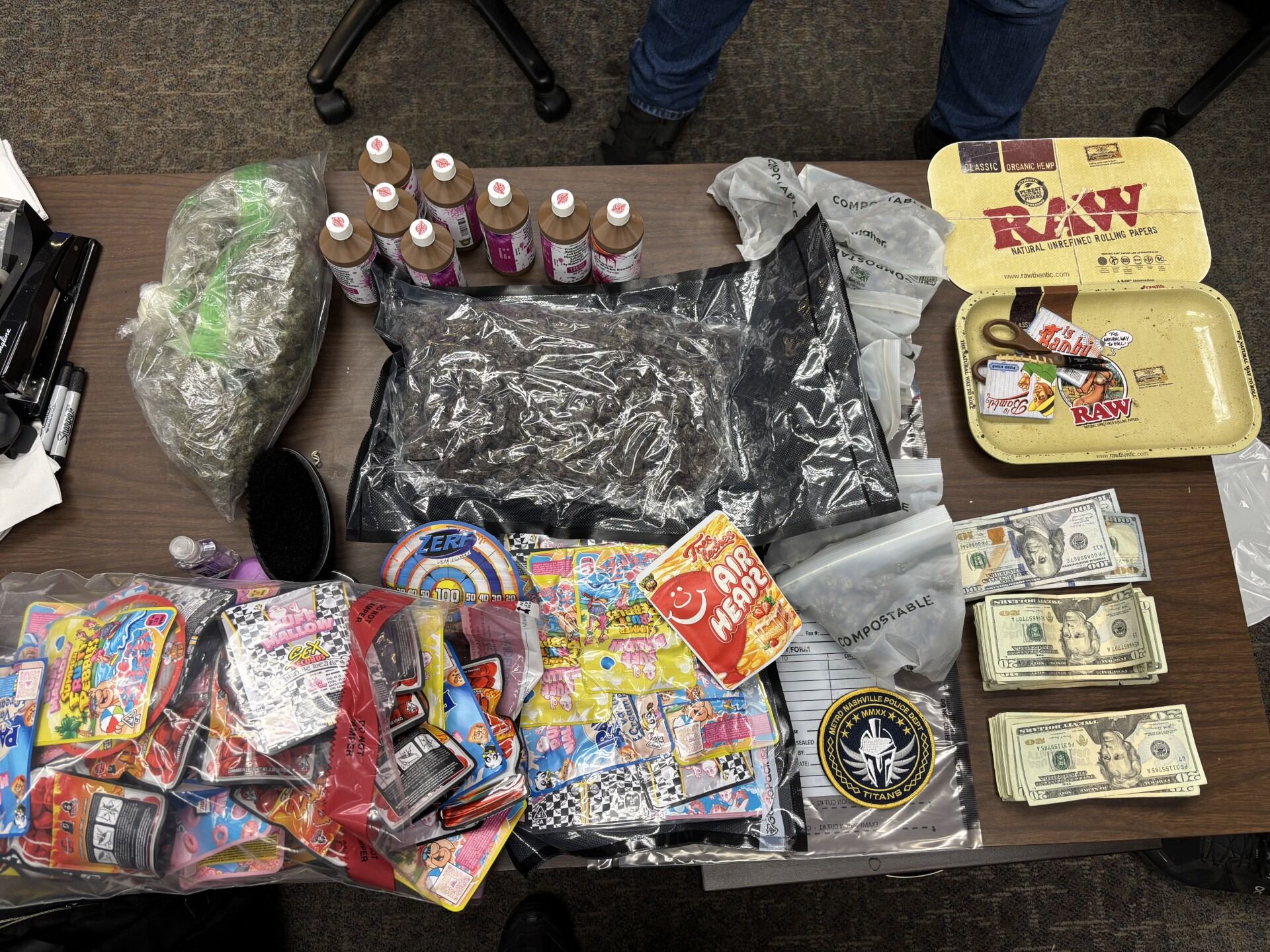 Investigation ends in arrest of shooting victim for felony gun, drug ...