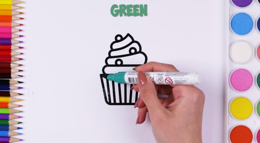 Using fun and creative drawings | Coloring activity