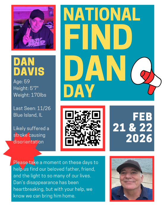 Family of missing suburban Chicago man launch ‘National Find Dan Day’