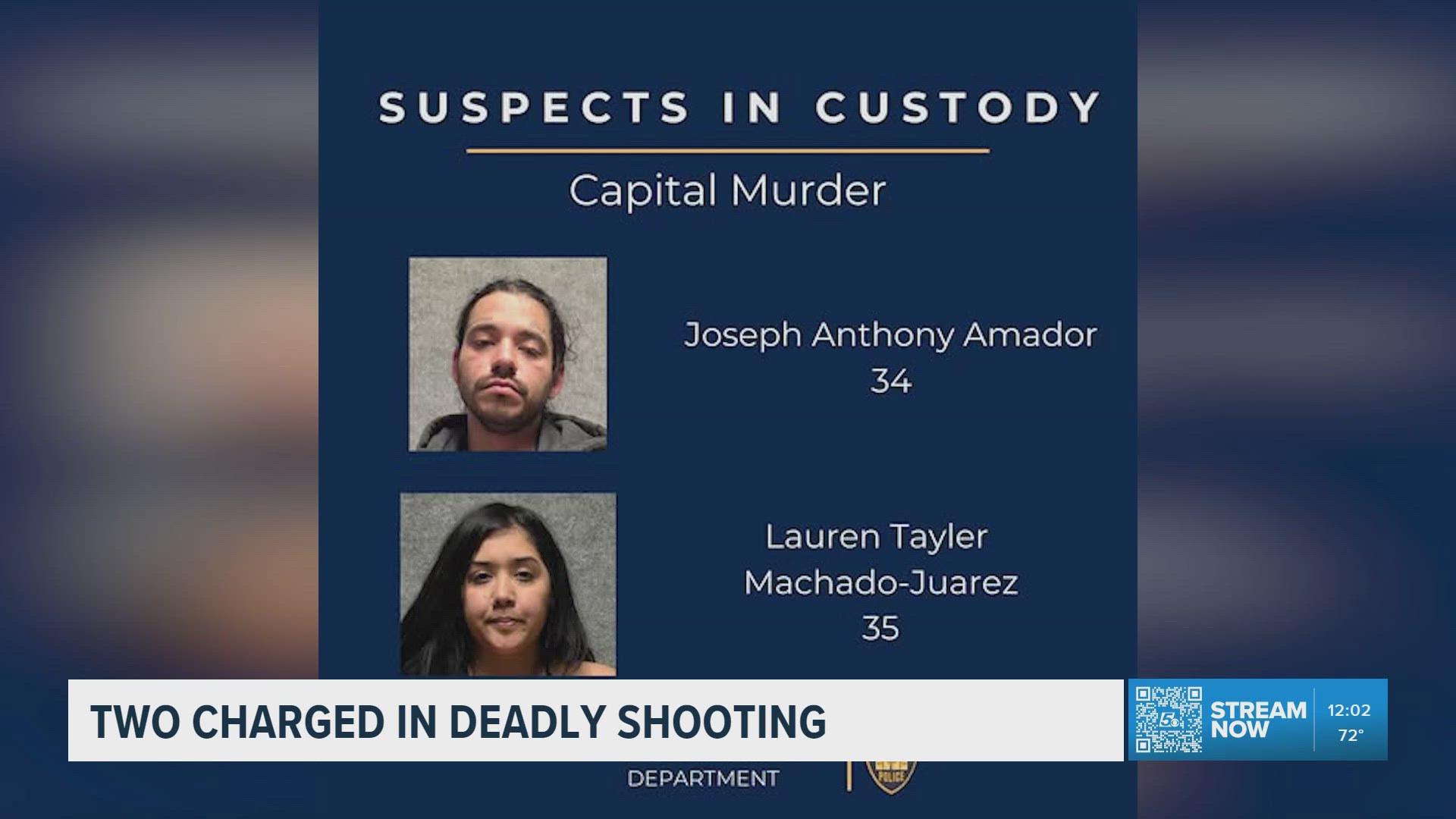 Man and woman arrested in fatal drive-by shooting that killed 2 people ...