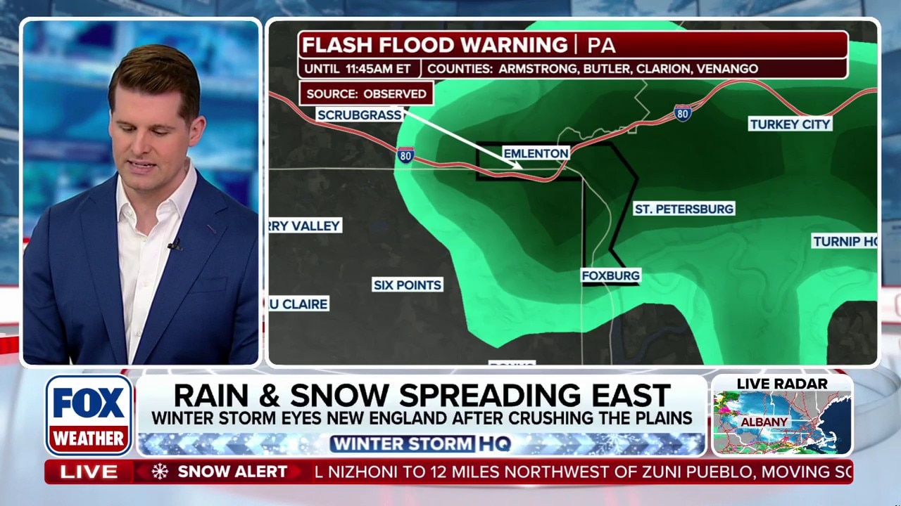 Ice jam on Allegheny River prompts flash flood warnings for western ...