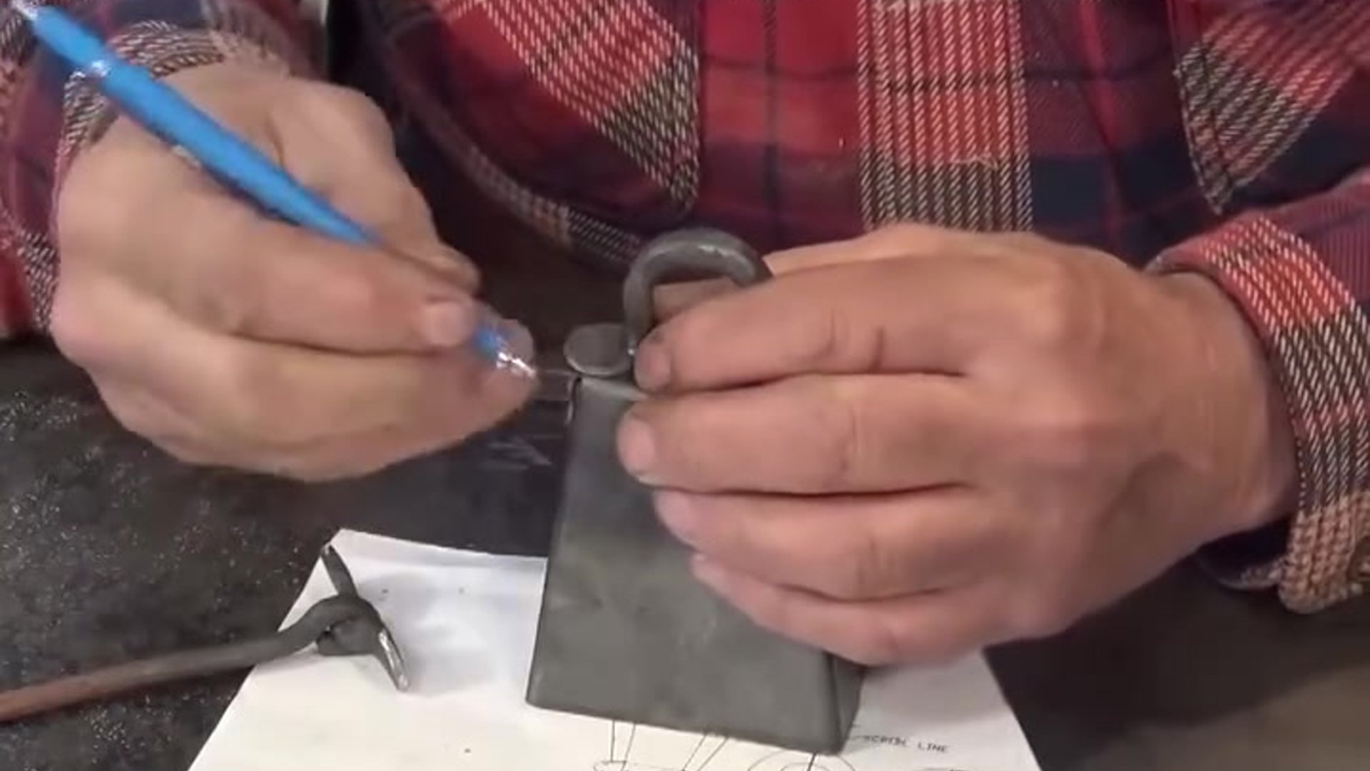 Forging a simple cowbell by hand