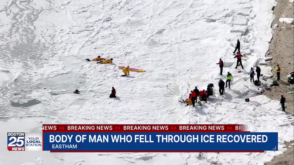 Authorities recover body of man who plunged through frozen Cape Cod ...