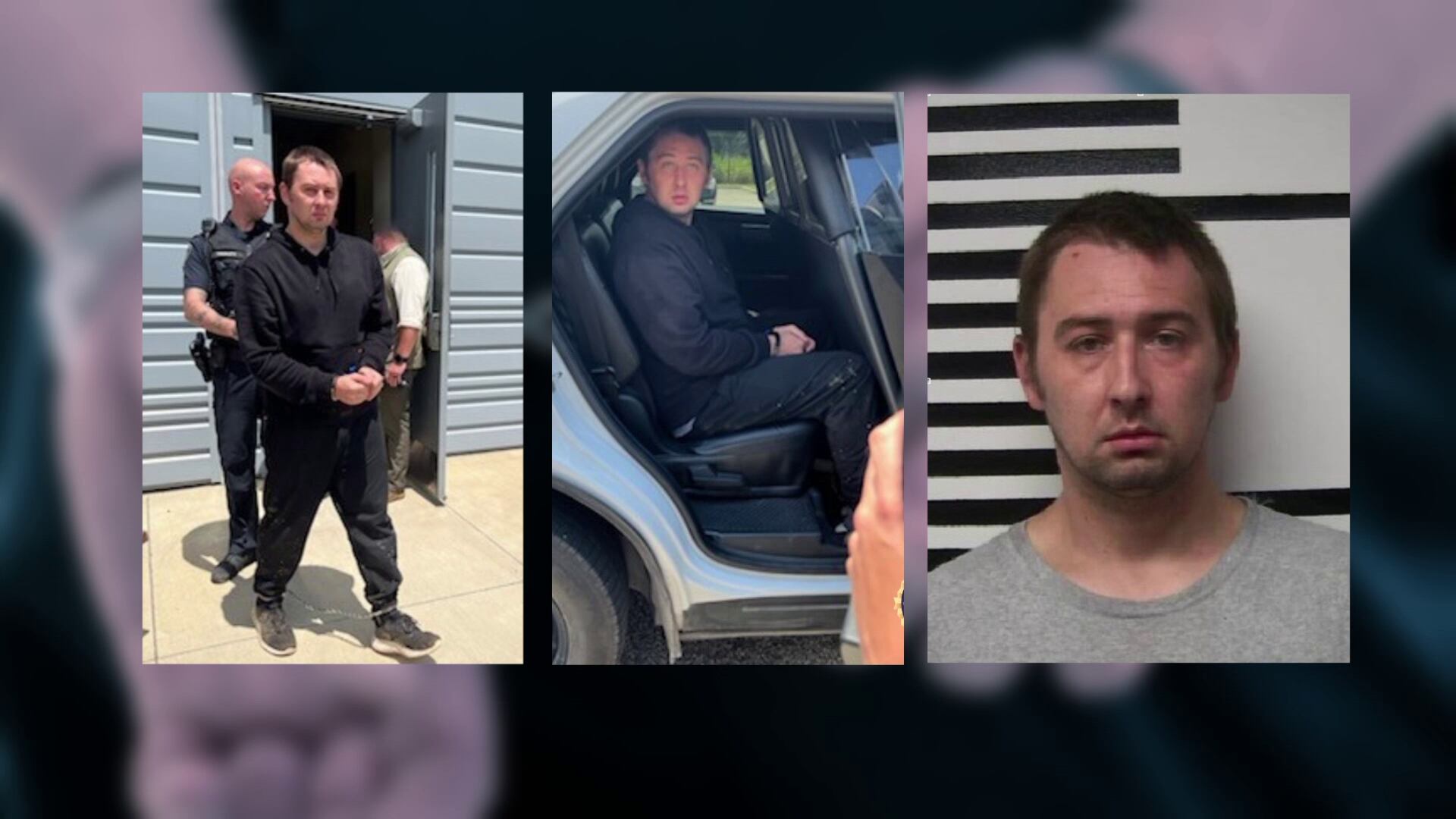 Three people suspected of helping quadruple murder suspect appear in court