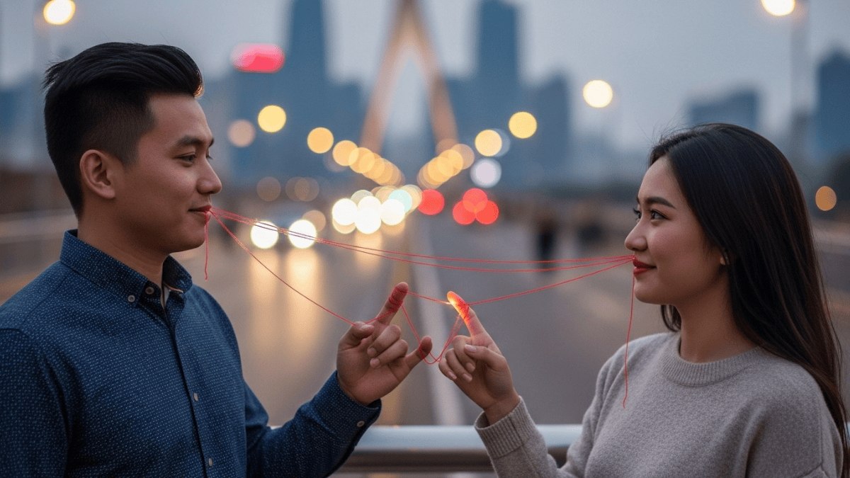The meaning of the invisible thread that binds two people forever