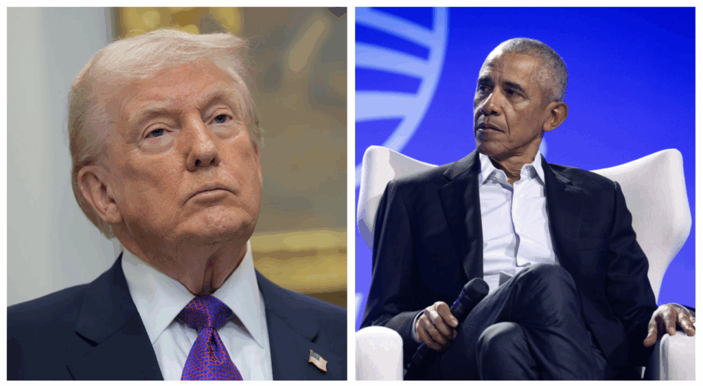 Trump calls out Obama for talking about aliens only to, um, do this