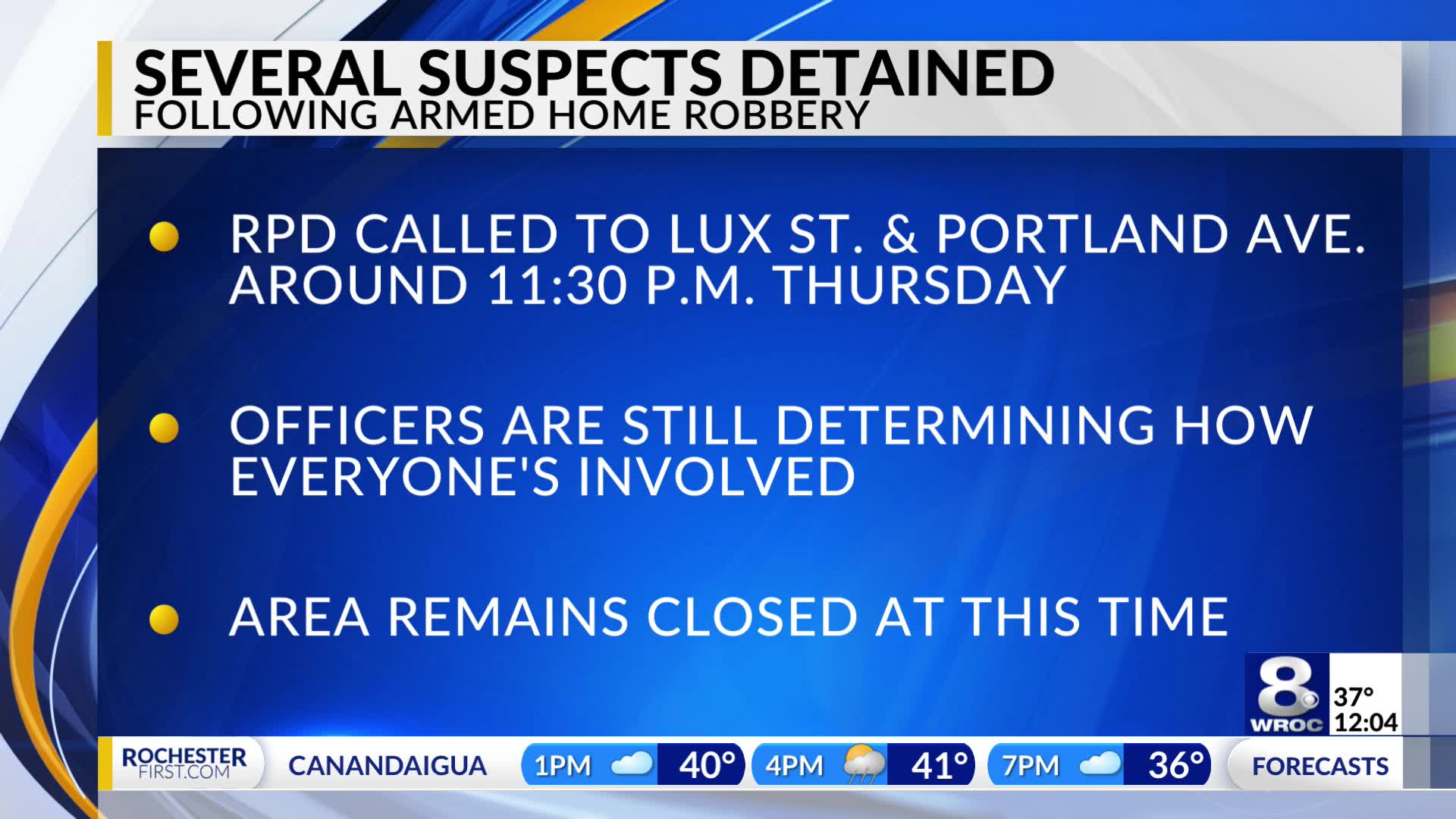 Multiple detained at Lux St. home after Portland Ave. armed robbery