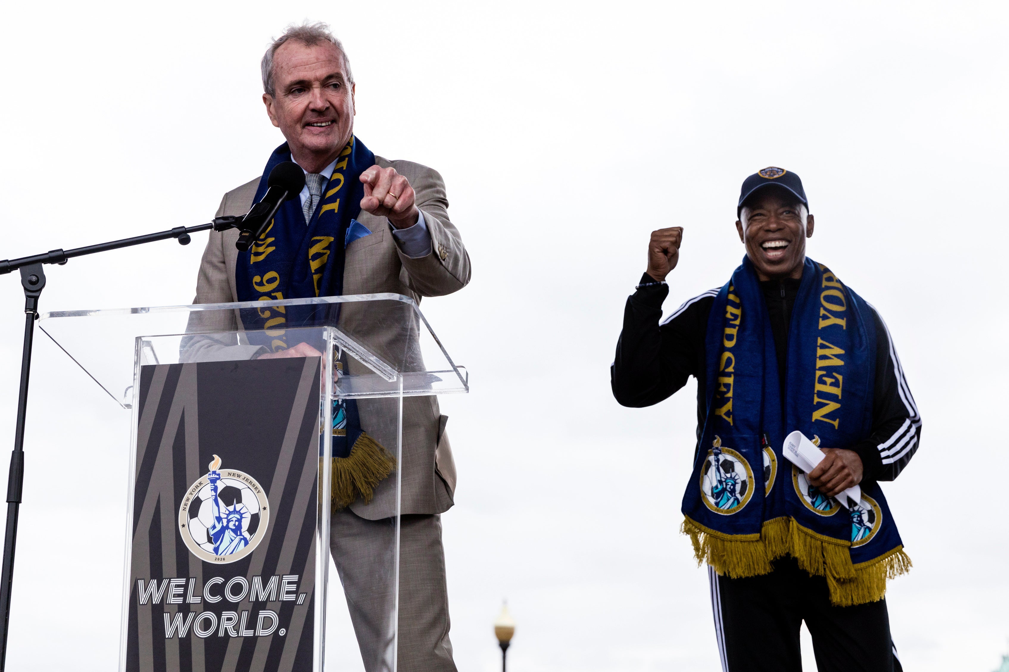The FanFest was announced in February 2025 by Tammy Murphy, wife of then-New Jersey Gov. Phil Murphy and chair of the New York/New Jersey host committee’s directors (AP)