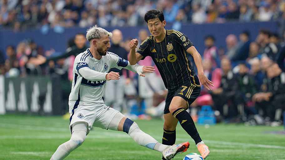 LAFC (with Heung-Min Son, right) and Vancouver Whitecaps (Tristan Blackmon) will likely push Miami the hardest. | Jeff Vinnick/Getty Images