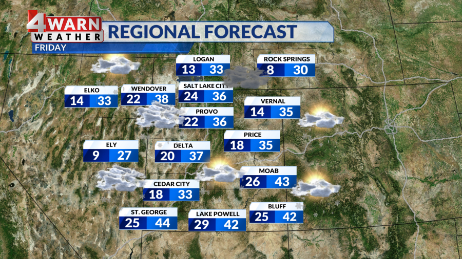 Exiting storm system delivers heavy mountain snow to central and ...
