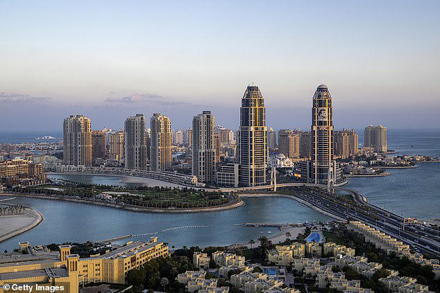 Gewan Island has many glamorous residences and luxury shopping malls