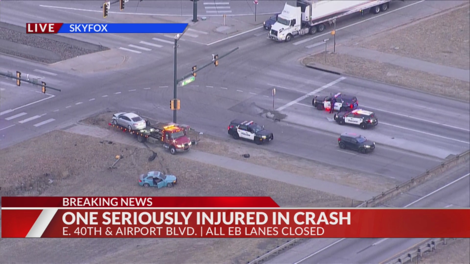 1 seriously injured in crash