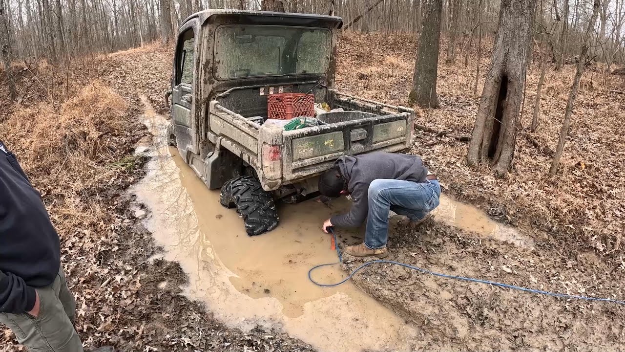 Rescue mission: Stuck in the mud on an afternoon!