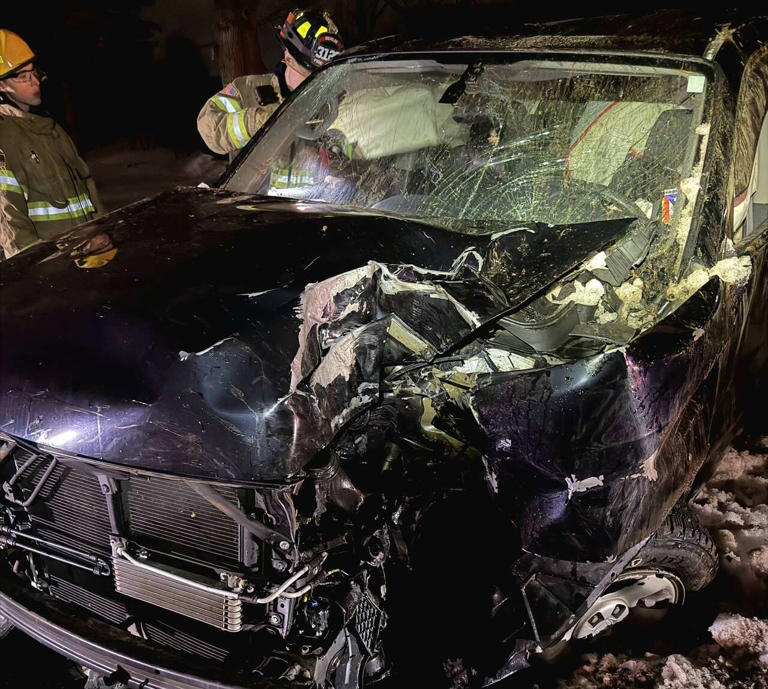 Crash into utility pole sparks fire on Elton Road in Berlin, leads to ...