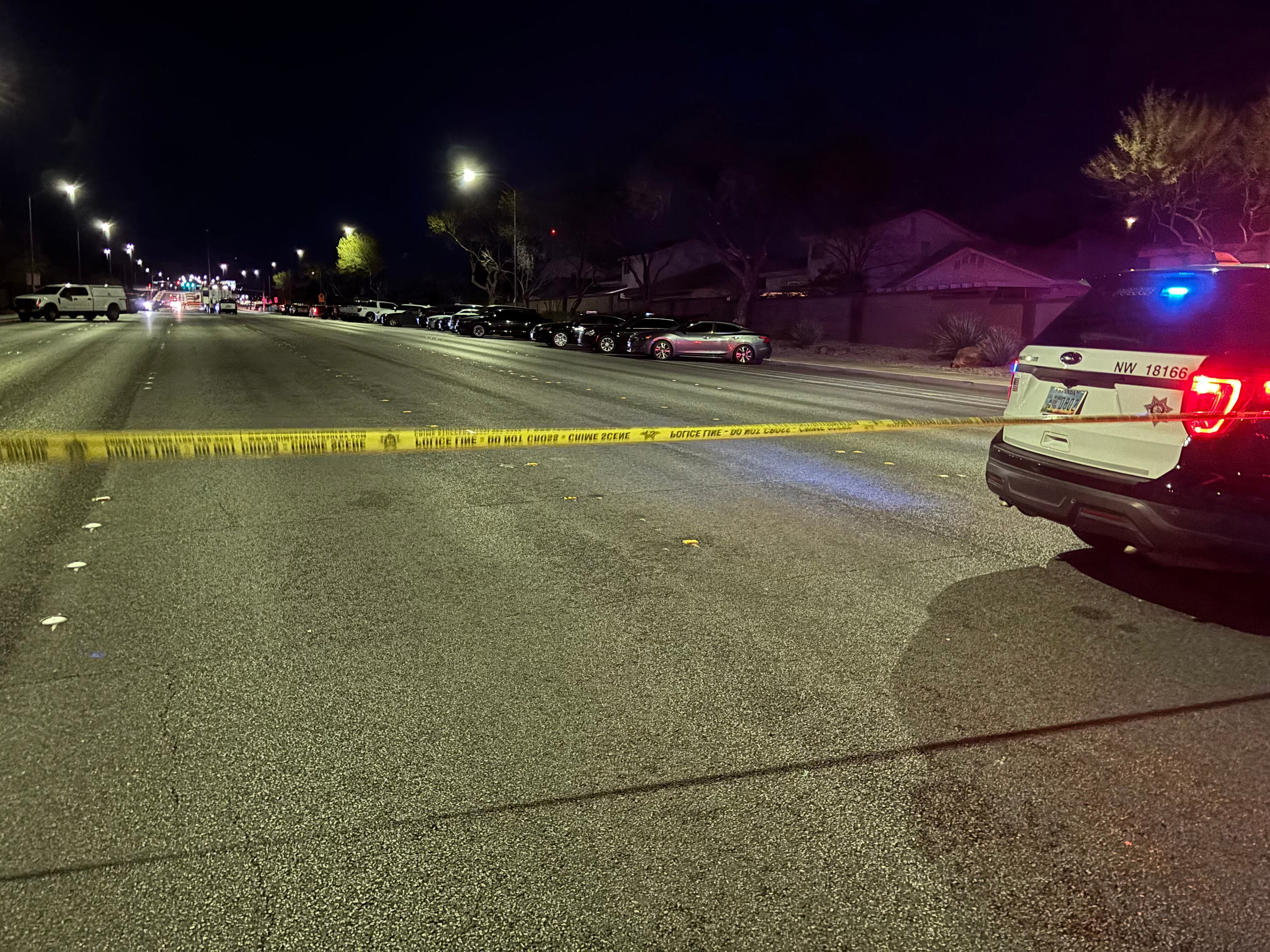 One person in custody following barricade near northwest Las Vegas school