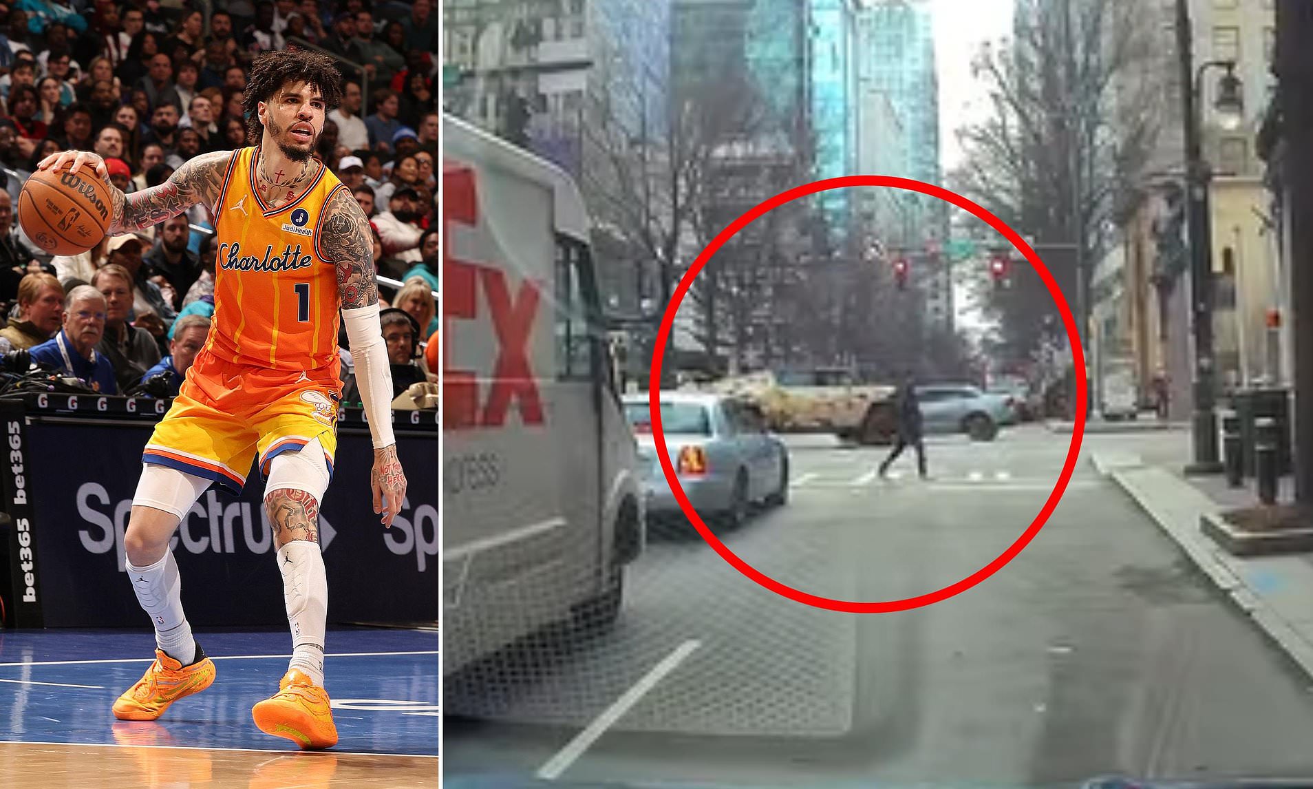 NBA star LaMelo Ball denies fleeing scene of Charlotte car wreck ...