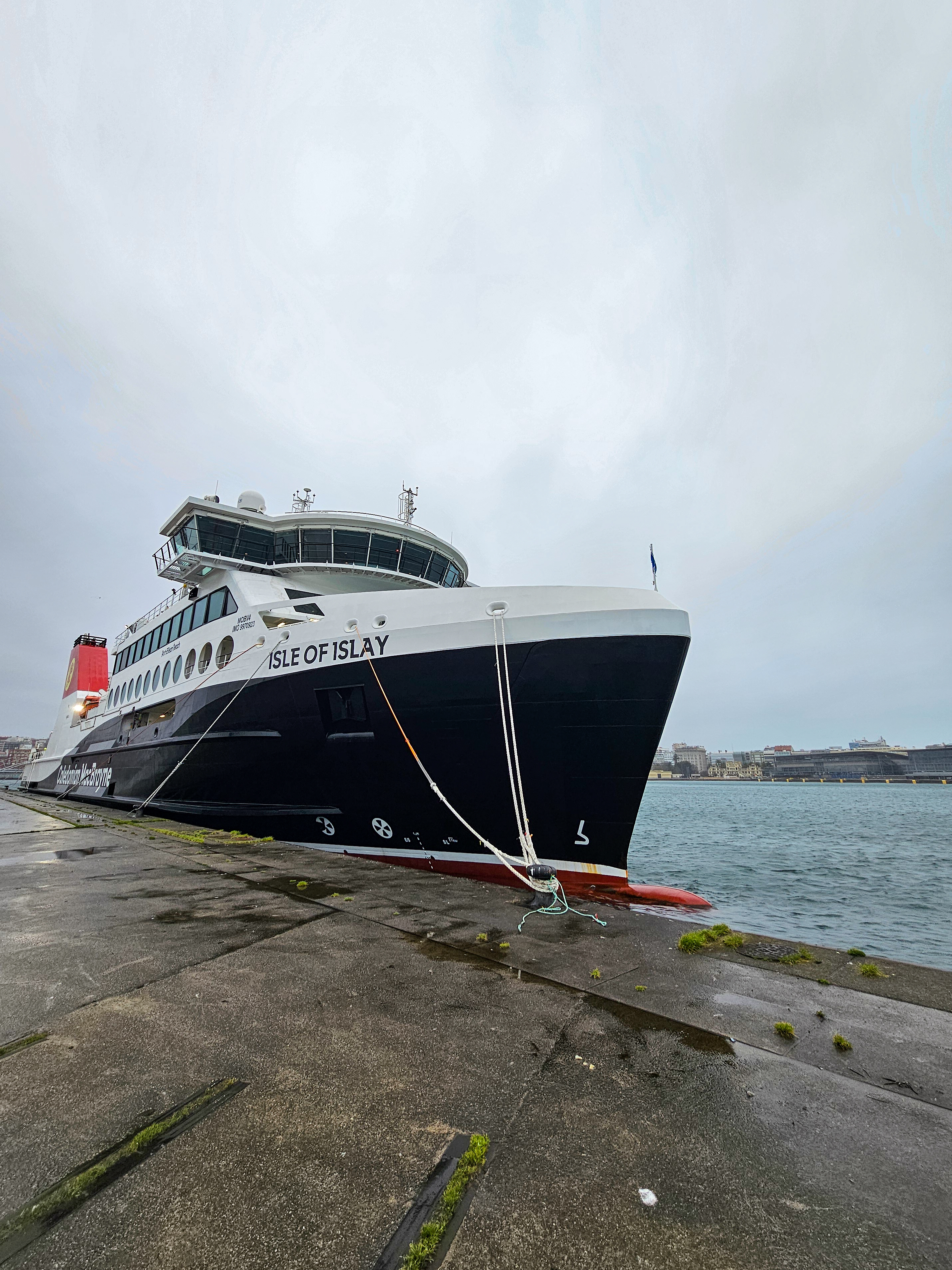CalMac's brand new ferry Isle of Islay stormbound again on epic voyage ...