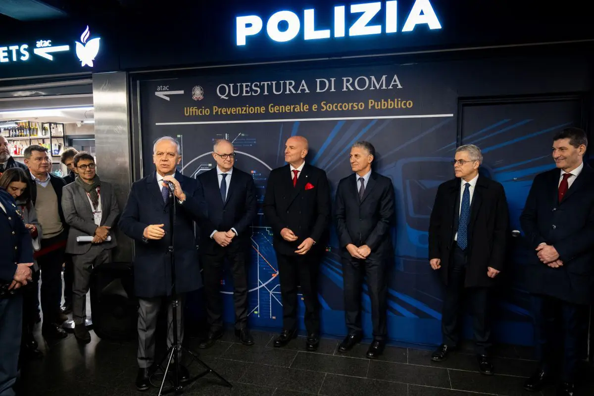 Roma, inaugurata nuova sede operativa della PolMetro a Termini