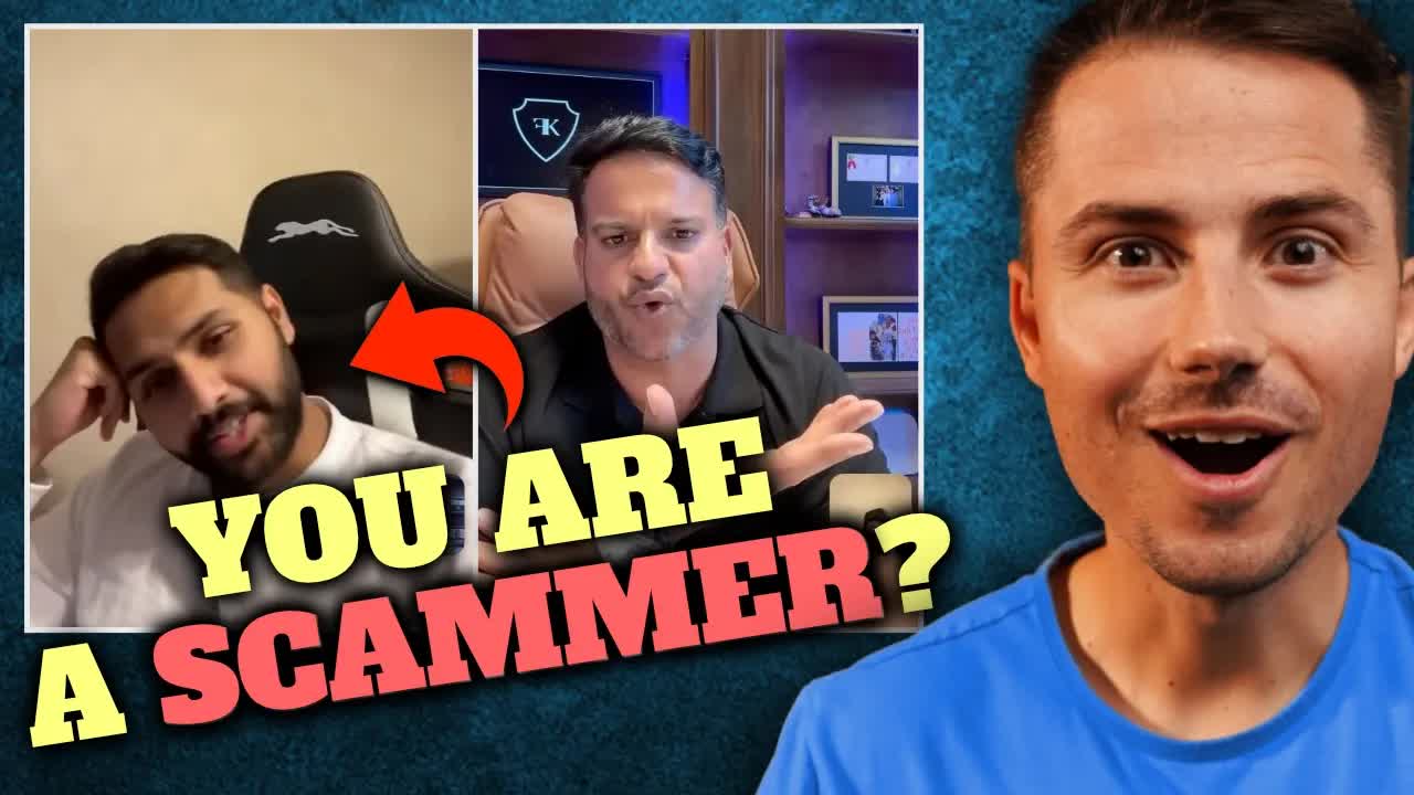 Fraudster hilariously gets exposed on livestream