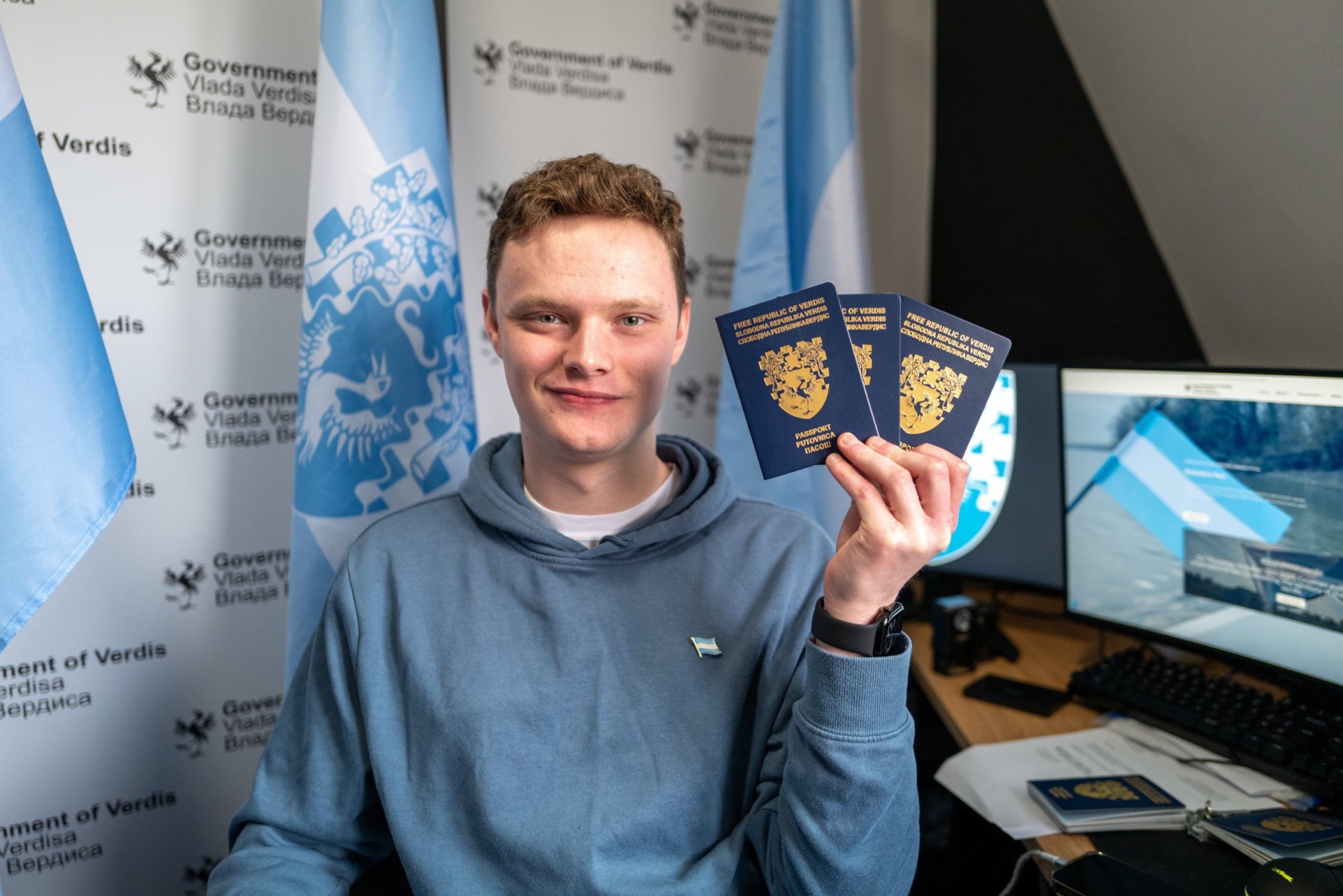 British man who became 'president' of own country sets up an embassy