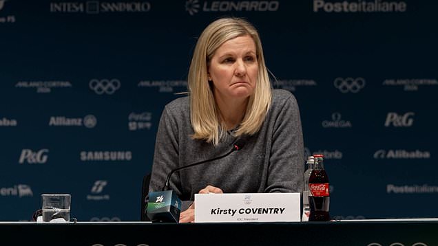 IOC president fumes at PR team as she struggles with questions at press ...