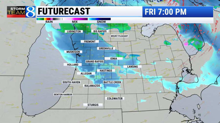 Wintry weather returns to West Michigan this weekend