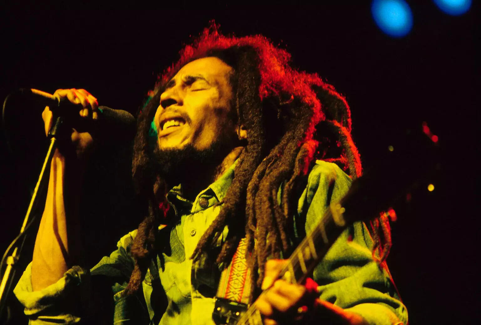 Quote of the day by Bob Marley: "Love the life you live. Live the life ...