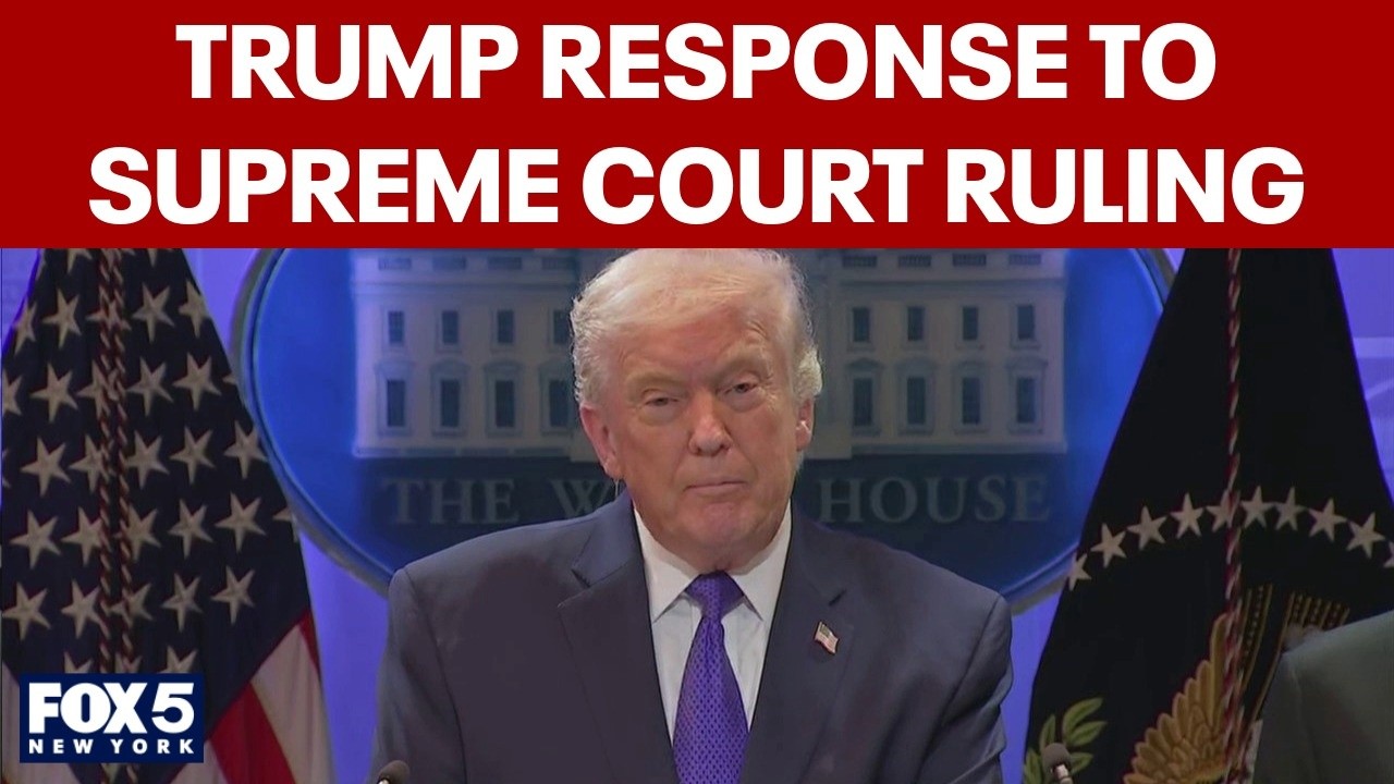 Full: Trump responds to Supreme Court tariff ruling