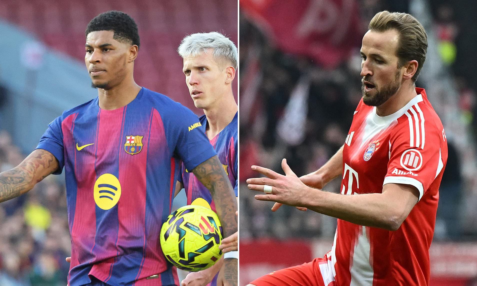 Barcelona presidential candidate has held talks with Harry Kane and issues Marcus Rashford warning<br>