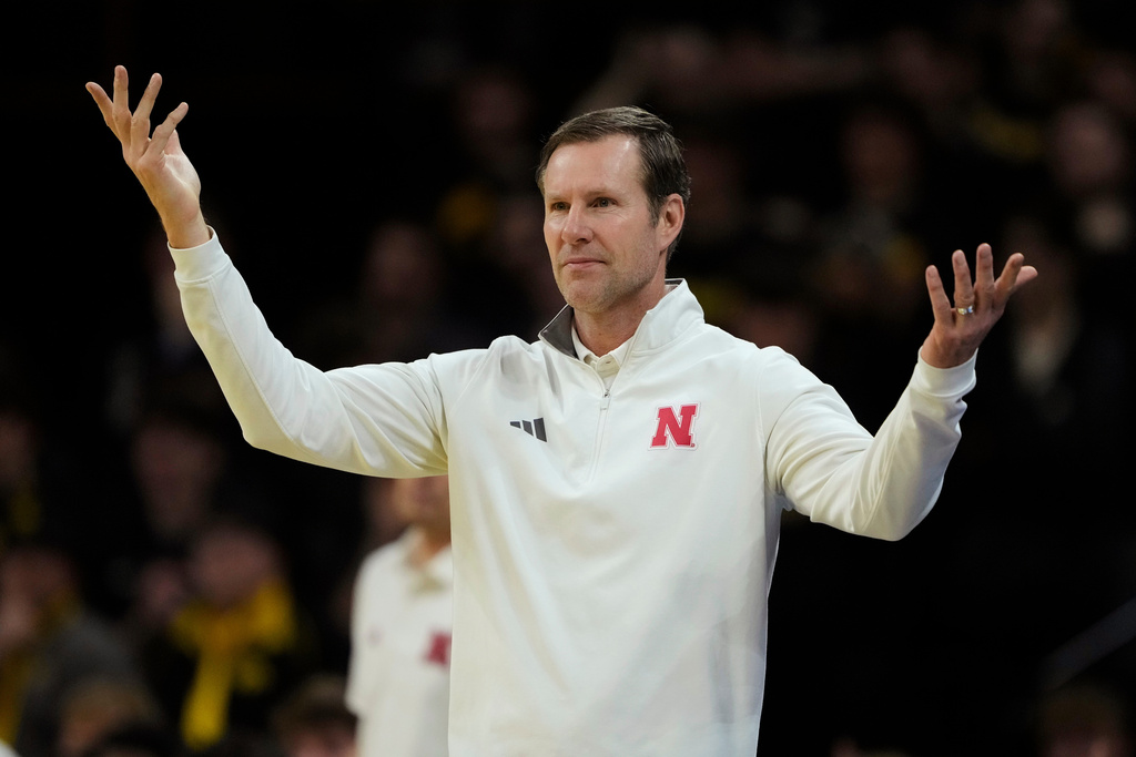 Nebraska coach Hoiberg says part of the reason he swiped at fan