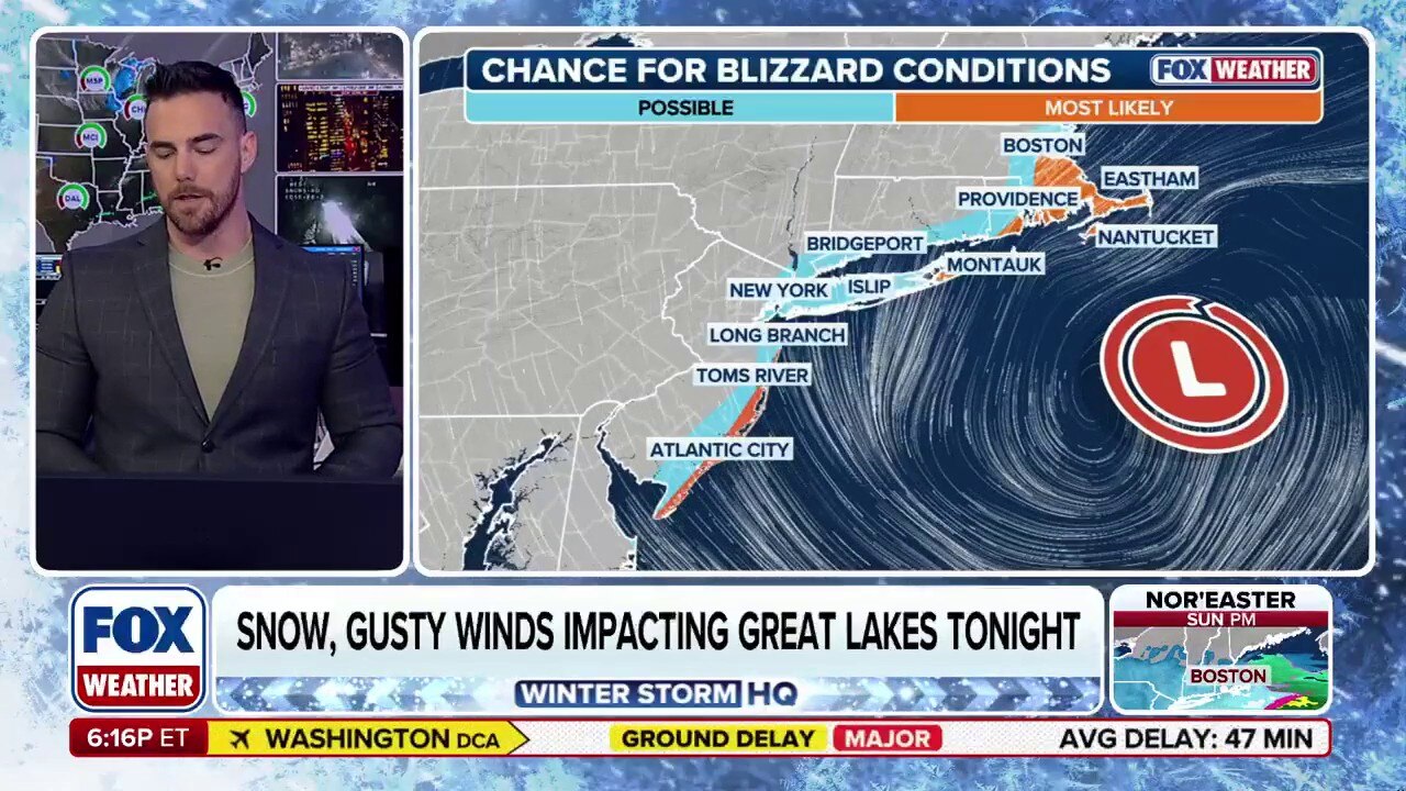 Nor'easter set to slam millions in the Northeast including 12-18" of ...