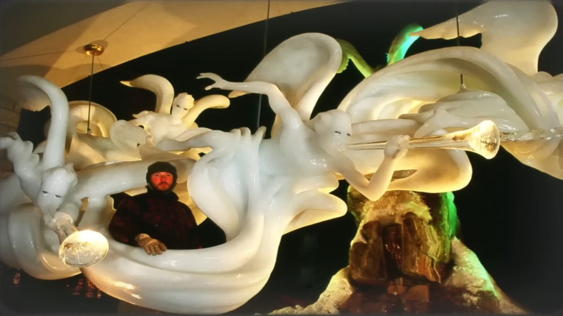 Ice music, the orchestra made from frozen instruments