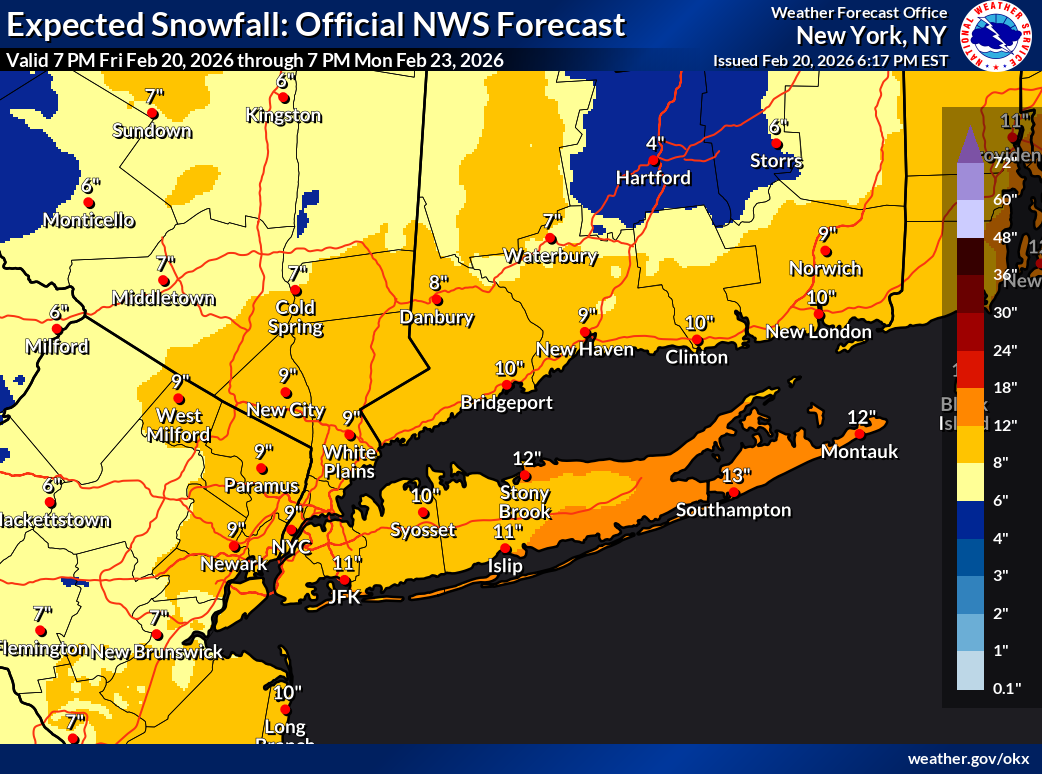 When will snow start to fall in New York City? Here's what we know