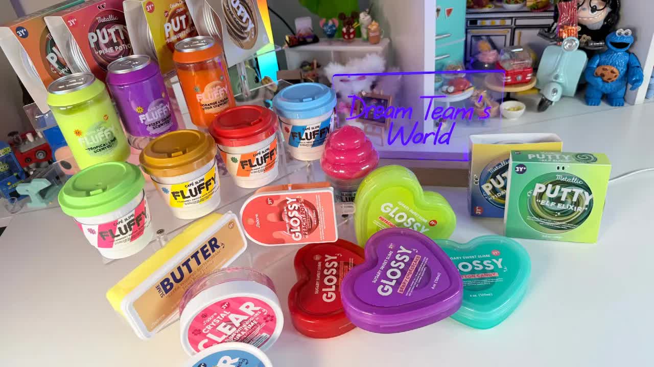 Jadore slime unboxing! Butter, fluffy, glossy & putty!