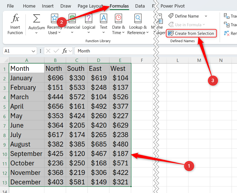 Stop manually naming ranges in Excel: There is a much faster way