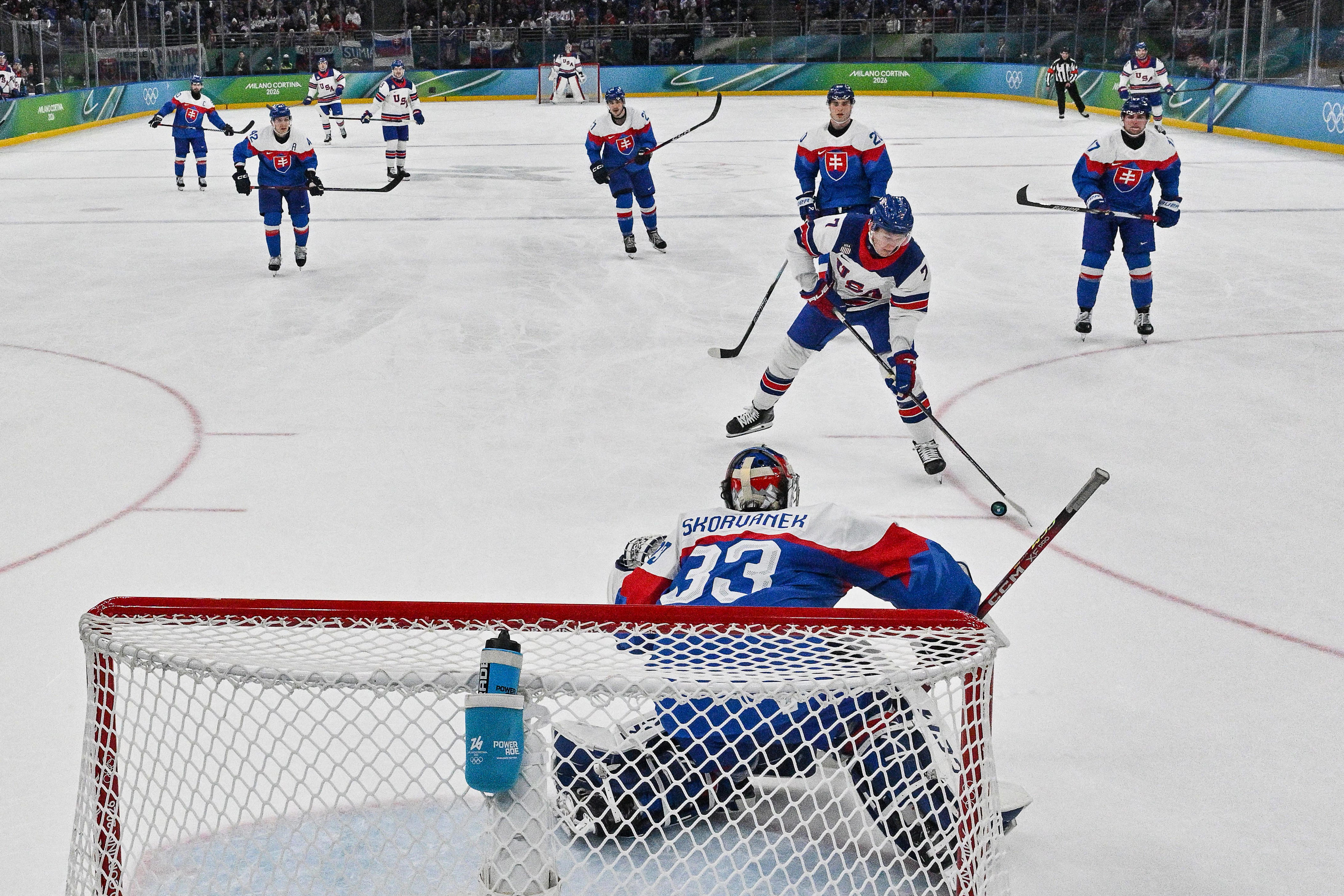 Olympic men's hockey scores today: USA, Canada win, will play for gold