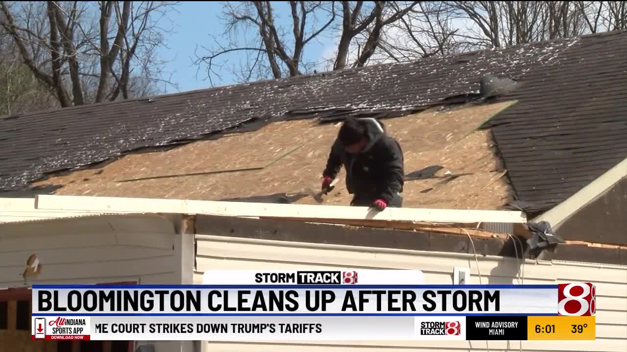 Cleanup underway after severe storms with tornadoes strike Indiana