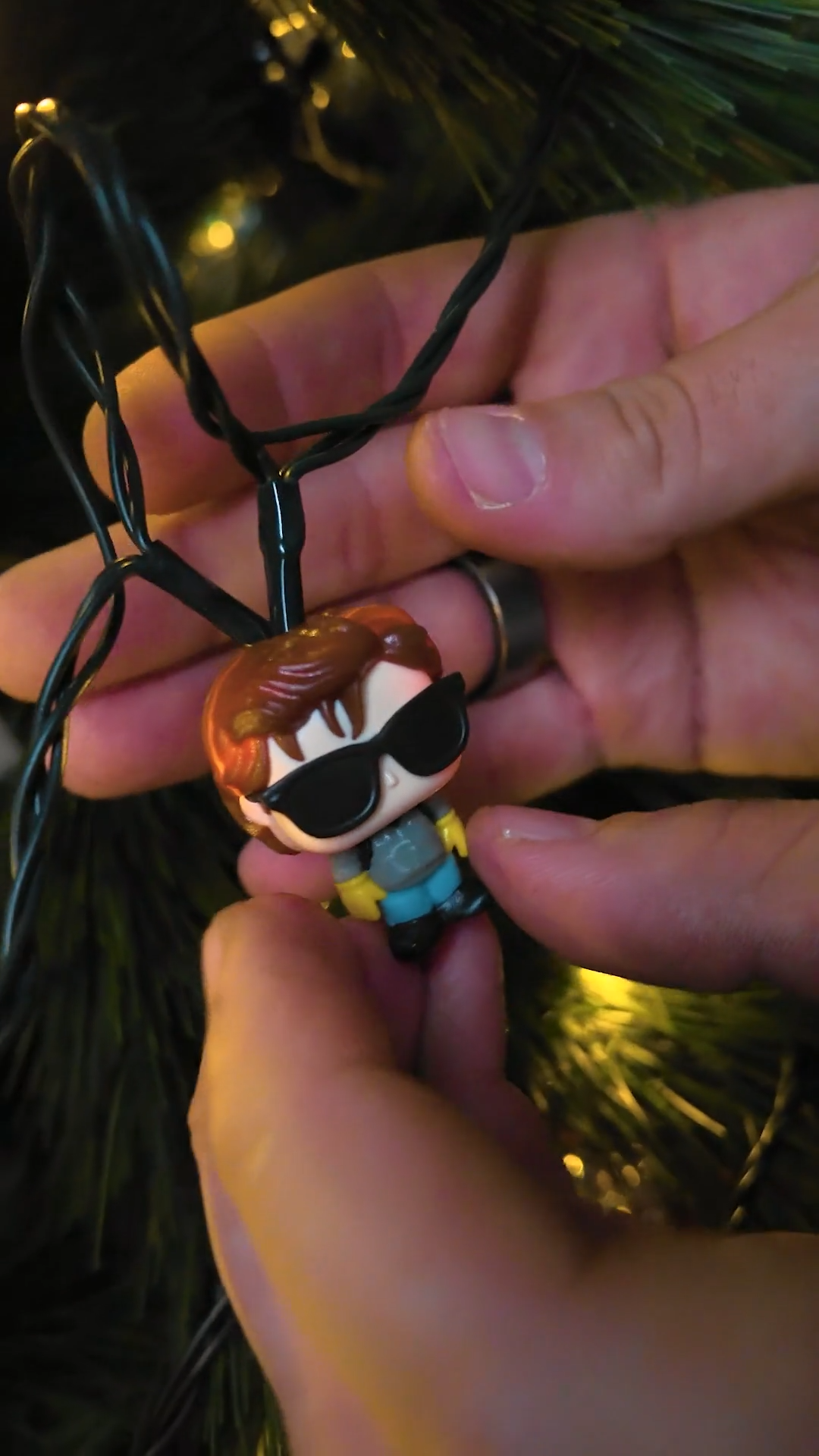 Transforming my tree with unique Stranger Things ornaments