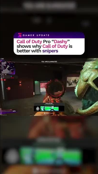 COD Dashy's insane sniper plays #cod #dashy #optic