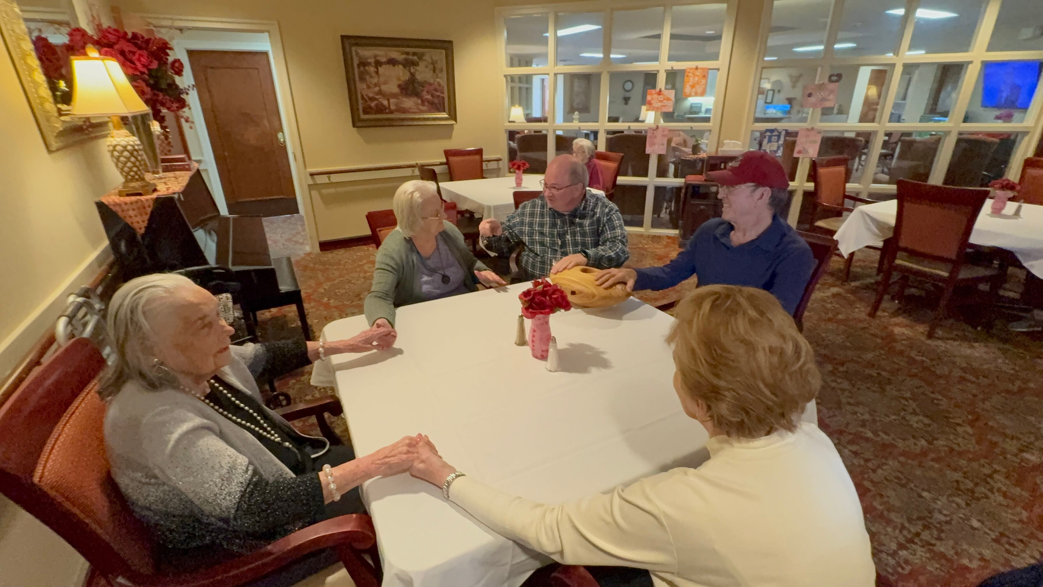 CRDL instrument inspiring smiles for memory care patients