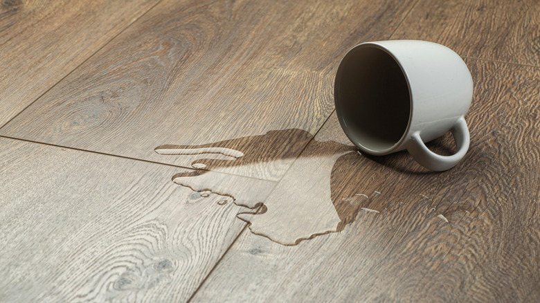 Why water spills could actually be damaging your kitchen floors