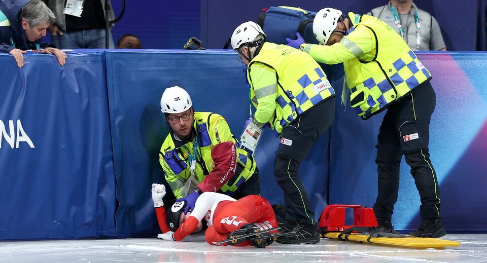 Brutaler-Sturz: Blut-Schock bei Olympia