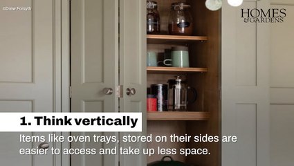 Organizing small kitchens