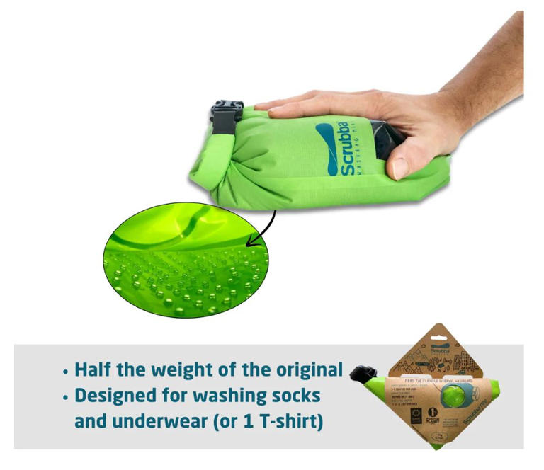Field laundry, anywhere: The Scrubba portable wash bag