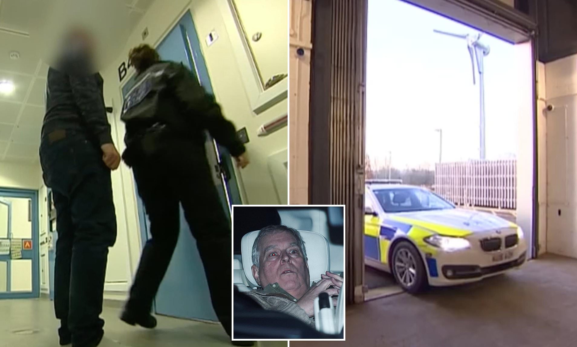Inside police cells where Andrew was held for 12 hours