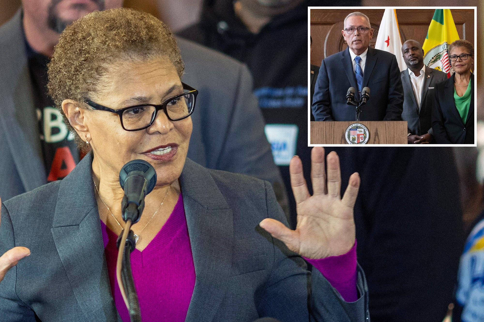 LAFD tried to protect Mayor Bass from fire backlash, private memo shows ...