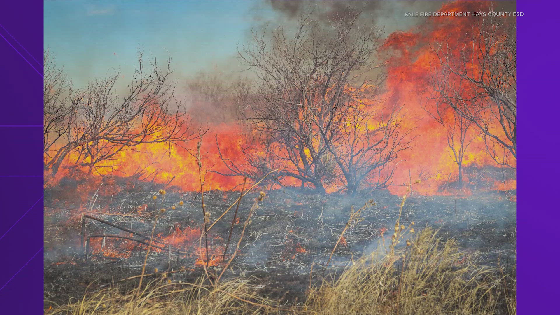 Central Texas fire departments assisting wildfires across the state