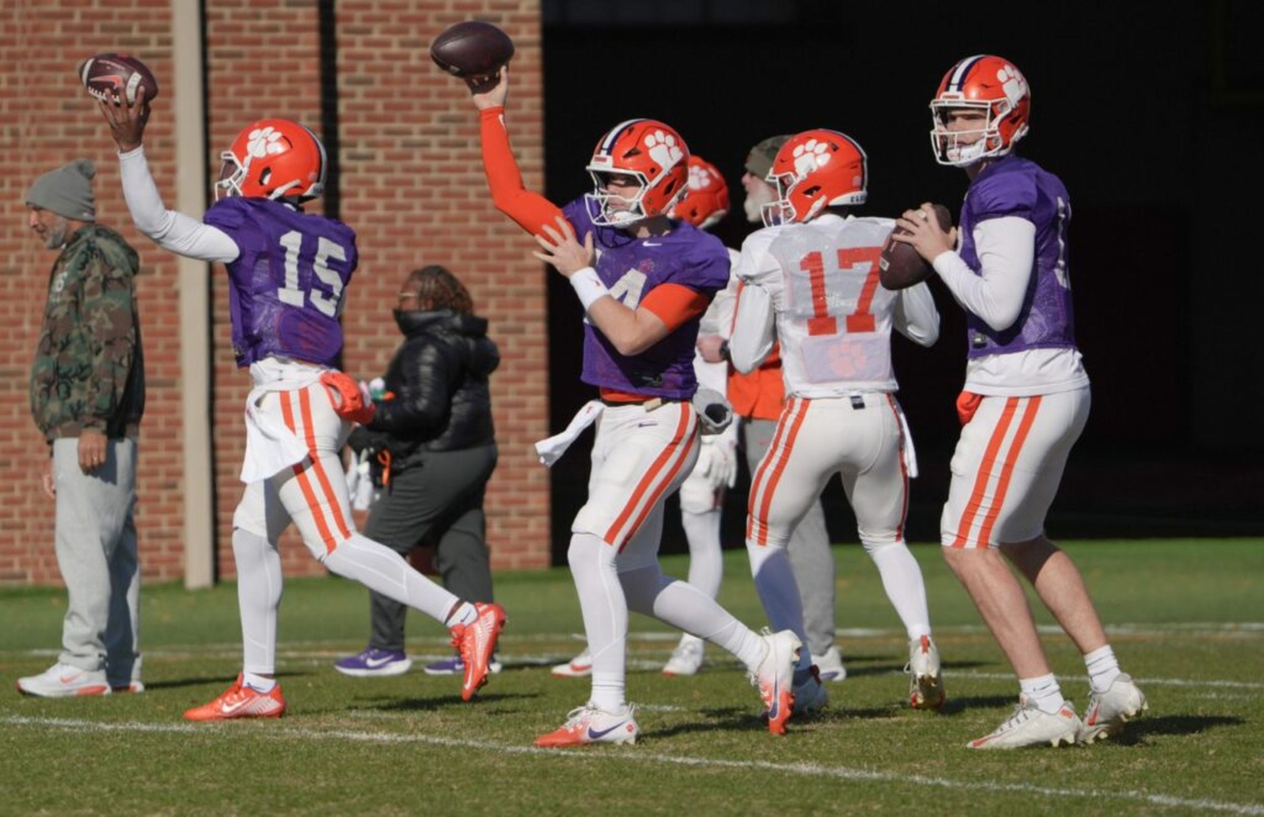 Clemson has a quarterback competition this spring