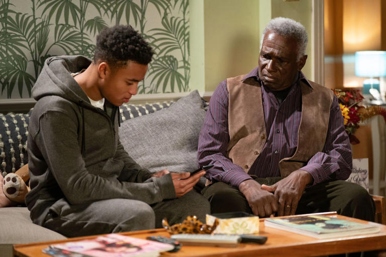 Yolande deeply concerned in EastEnders as Patrick is consumed by AI Anthony